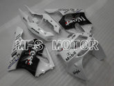 Kawasaki NINJA ZX6R 1994-1997 ABS Fairing - West - Black White - MFS6449 - Fairings Kit