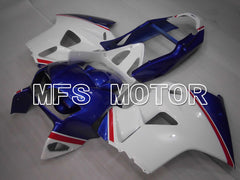 Honda VFR800 1998-2001 ABS Fairing - Factory Style - Blue White - MFS6470 - Fairings Kit
