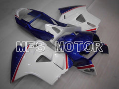 Honda VFR800 1998-2001 ABS Fairing - Factory Style - Blue White - MFS6470 - Fairings Kit