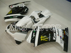 Kawasaki NINJA EX250 2008-2012 Injection ABS Fairing - Monster - Black White - MFS6421 - Fairings Kit