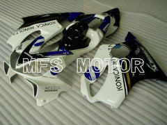 Honda CBR600 F4i 2001-2003 Injection ABS Fairing - Konica Minolta - Black White - MFS4686 - Fairings Kit