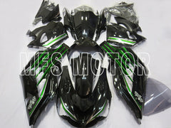 Kawasaki ZX14R 2012-2023 Injection ABS Fairing - Factory Style - Black Green - MFS8408 - Fairings Kit