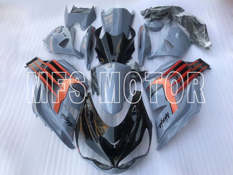 Kawasaki ZX14R 2012-2023 Injection ABS Fairing - Factory Style - Red Gray - MFS8409 - Fairings Kit