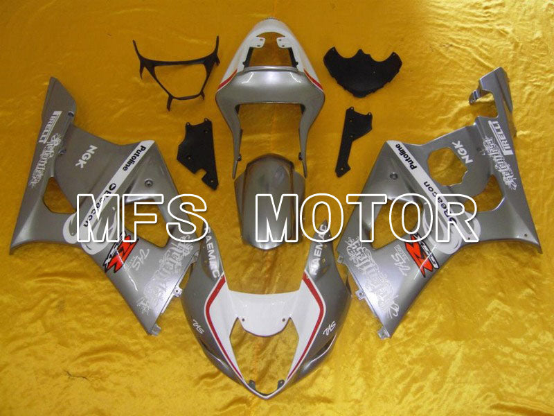 Suzuki GSXR1000 2003-2004 Injection ABS Fairing - Beacon - Silver - MFS5544 - Fairings Kit