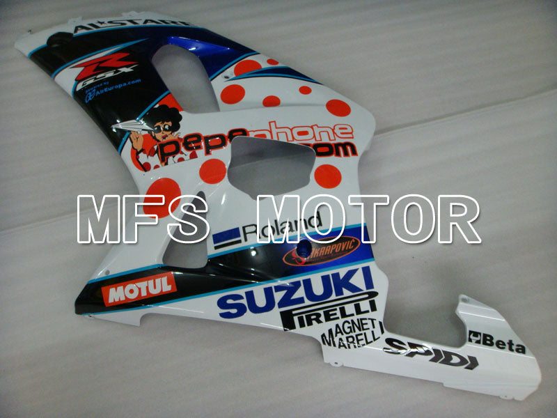Suzuki GSXR600 2001-2003 Injection ABS Fairing - Dark Dog - Blue White - MFS2062 - Fairings Kit