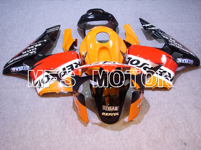 Honda CBR600RR 2003-2004 Injection ABS Fairing - Repsol - Orange Red Black - MFS2077 - Fairings Kit