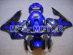 Honda CBR600RR 2003-2004 ABS Injection Fairing - Factory Style - Blue Black - MFS2085 - Fairings Kit