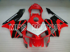 Honda CBR600RR 2003-2004 ABS Injection Fairing - Factory Style - Red Black White - MFS2087 - Fairings Kit