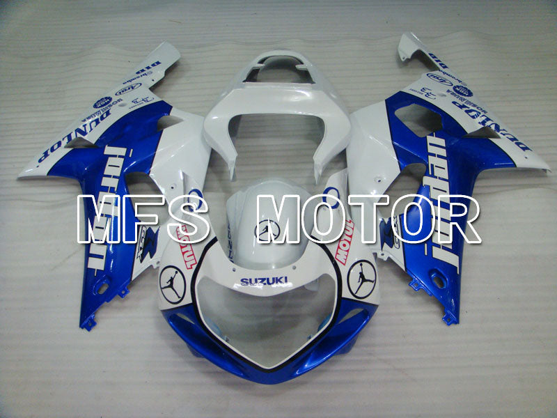 Suzuki GSXR600 2001-2003 Injection ABS Fairing - Jordan - Blue White - MFS2093 - Fairings Kit