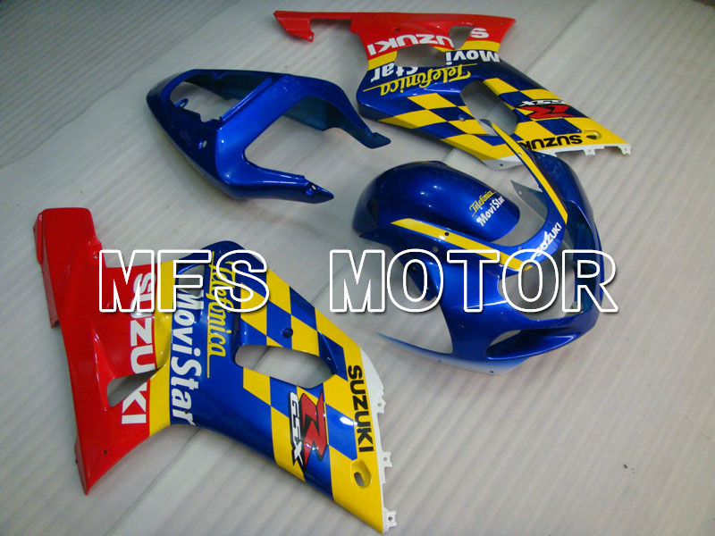 Suzuki GSXR750 2000-2003 Injection ABS Fairing - Movistar - Red Blue - MFS6940 - Fairings Kit