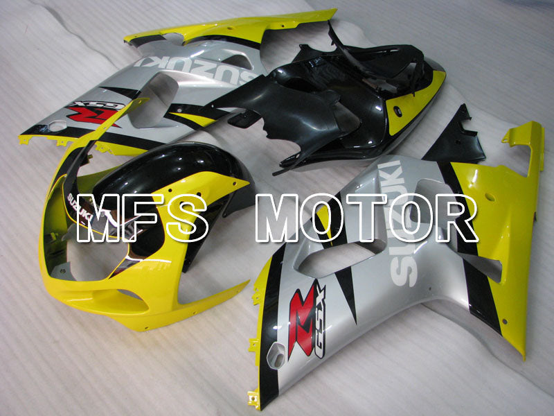 Suzuki GSXR750 2000-2003 Injection ABS Fairing - Factory Style - Gray Yellow - MFS6942 - Fairings Kit