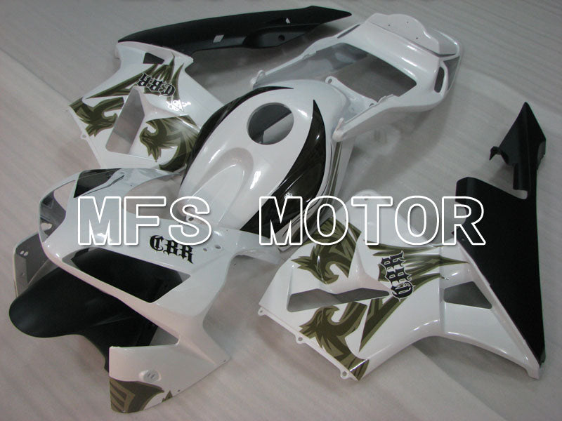 Honda CBR600RR 2003-2004 ABS Injection Fairing - Others - ArmyGreen White Black - MFS2111 - Fairings Kit