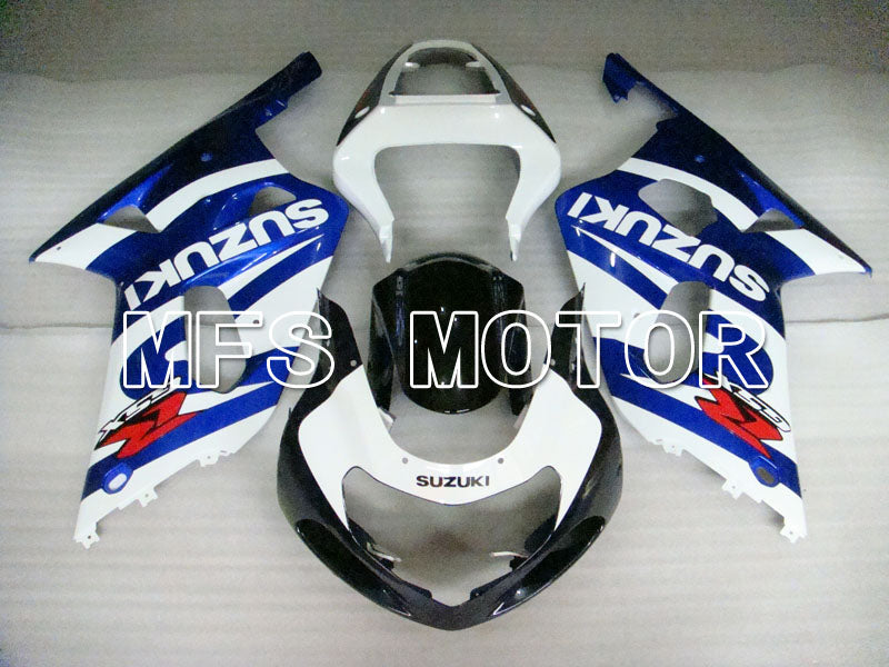 Suzuki GSXR600 2001-2003 Injection ABS Fairing - Factory Style - Black Wihte Blue - MFS2112 - Fairings Kit