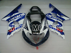 Suzuki GSXR600 2001-2003 Injection ABS Fairing - Factory Style - Black Blue White - MFS2137 - Fairings Kit