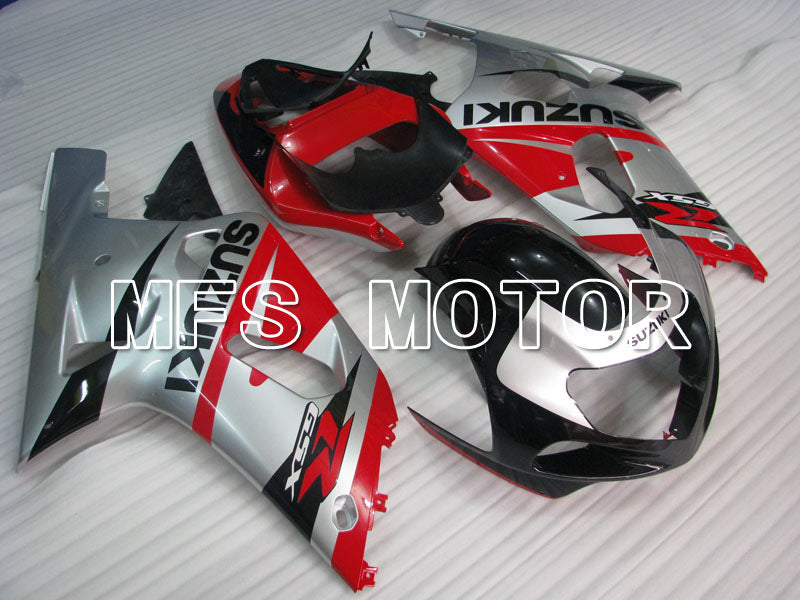 Suzuki GSXR750 2000-2003 Injection ABS Fairing - Factory Style - Black Red Silver - MFS6963 - Fairings Kit