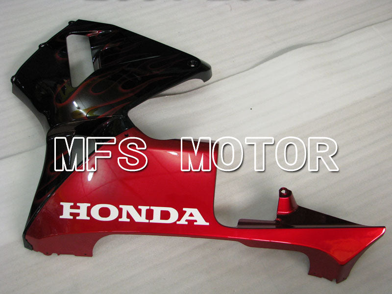 Honda CBR600RR 2005-2006 Injection ABS Fairing - Flame - Red Black - MFS2154 - Fairings Kit