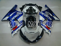 Suzuki GSXR750 2000-2003 Injection ABS Fairing - Factory Style - Black Blue White - MFS6973 - Fairings Kit