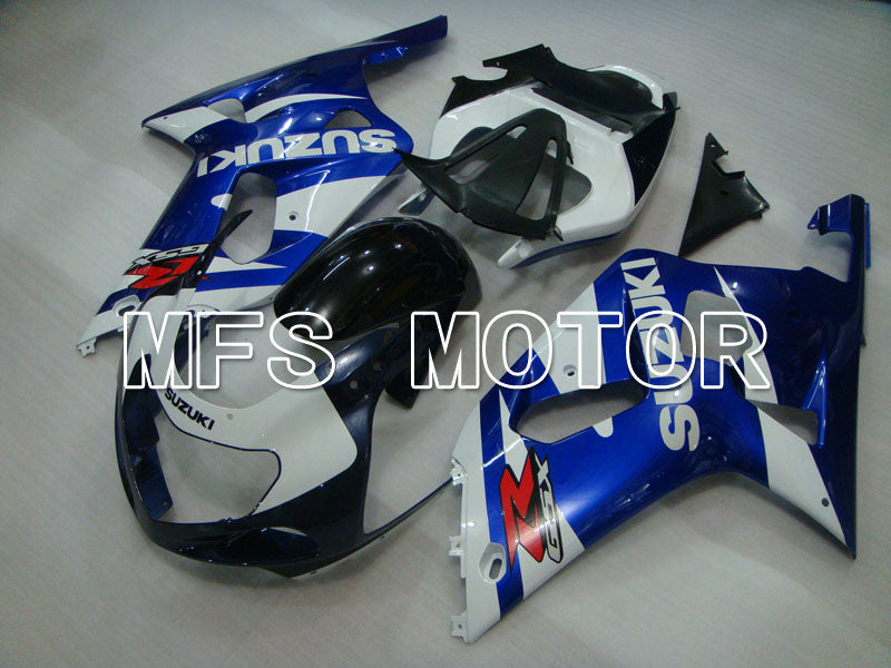 Suzuki GSXR750 2000-2003 Injection ABS Fairing - Factory Style - Black Blue White - MFS6973 - Fairings Kit