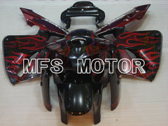 Honda CBR600RR 2005-2006 Injection ABS Fairing - Flame - Red Black - MFS2158 - Fairings Kit