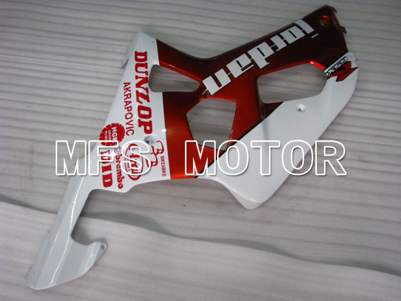 Suzuki GSXR750 2000-2003 Injection ABS Fairing - Jordan - Red White - MFS6974 - Fairings Kit