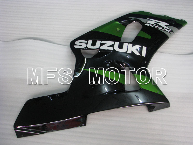 Suzuki GSXR750 2000-2003 Injection ABS Fairing - Factory Style - Black Green - MFS6993 - Fairings Kit