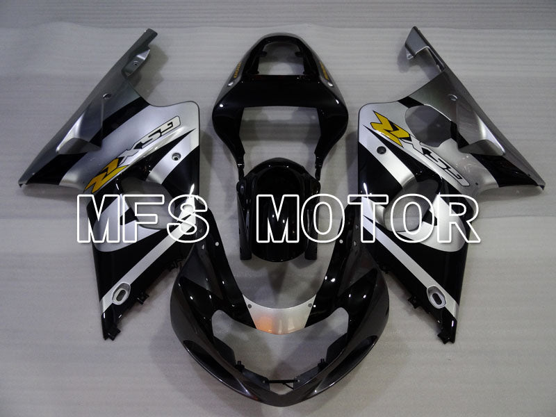 Suzuki GSXR600 2001-2003 Injection ABS Fairing - Factory Style - Black Silver - MFS2196 - Fairings Kit