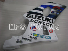Suzuki GSXR750 2000-2003 Injection ABS Fairing - DUNLOP - White Blue - MFS6996 - Fairings Kit