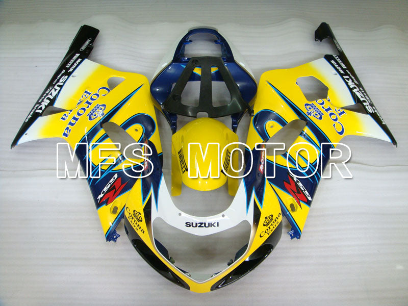 Suzuki GSXR600 2001-2003 Injection ABS Fairing - Corona - Black Yellow Blue - MFS2201 - Fairings Kit
