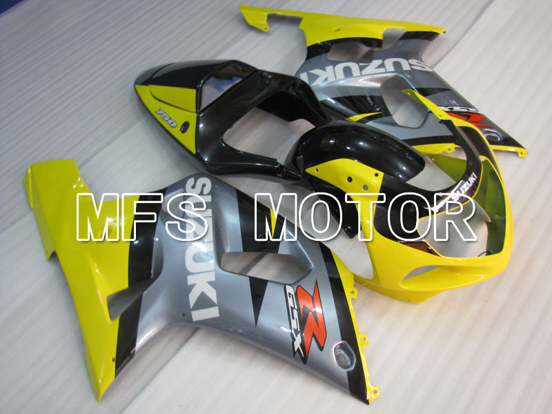 Suzuki GSXR750 2000-2003 Injection ABS Fairing - Factory Style - Gray Yellow - MFS7001 - Fairings Kit