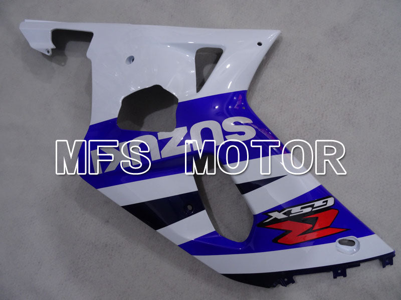 Suzuki GSXR600 2001-2003 Injection ABS Fairing - Factory Style - White Blue - MFS2207 - Fairings Kit