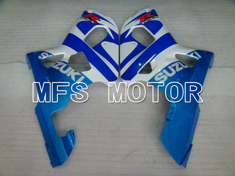 Suzuki GSXR750 2000-2003 Injection ABS Fairing - Factory Style - White Blue - MFS7041 - Fairings Kit