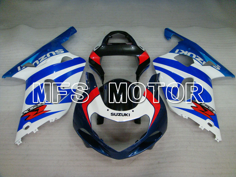 Suzuki GSXR750 2000-2003 Injection ABS Fairing - Factory Style - White Blue - MFS7041 - Fairings Kit