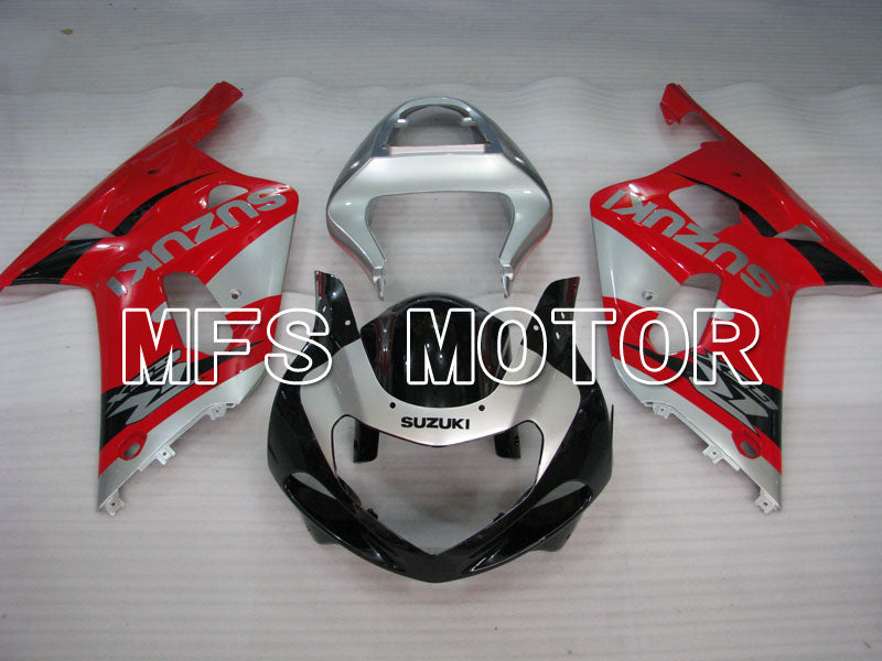 Suzuki GSXR750 2000-2003 Injection ABS Fairing - Factory Style - Black Red Silver - MFS7006 - Fairings Kit