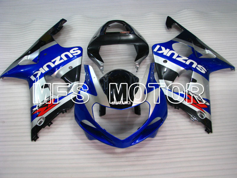 Suzuki GSXR750 2000-2003 Injection ABS Fairing - Factory Style - Black Blue Silver - MFS7010 - Fairings Kit