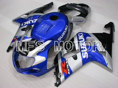Suzuki GSXR750 2000-2003 Injection ABS Fairing - Factory Style - Black Blue Silver - MFS7013 - Fairings Kit