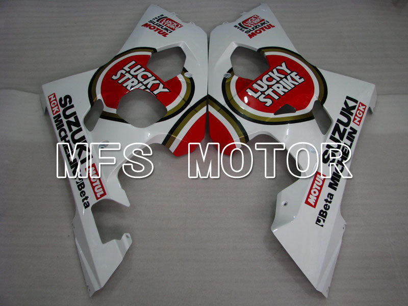 Suzuki GSXR600 GSXR750 2004-2005 Injection ABS Fairing - Luky Strike - White Red - MFS2246 - Fairings Kit