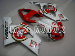Suzuki GSXR600 GSXR750 2004-2005 Injection ABS Fairing - Luky Strike - White Red - MFS2246 - Fairings Kit
