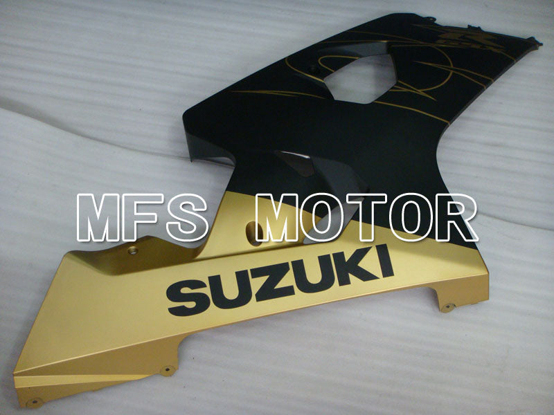 Suzuki GSXR600 GSXR750 2004-2005 Injection ABS Fairing - Factory Style - Black Gold Matte - MFS2271 - Fairings Kit