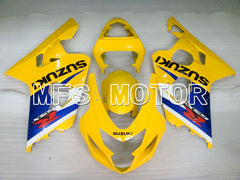 Suzuki GSXR600 GSXR750 2004-2005 Injection ABS Fairing - Factory Style - Blue Yellow - MFS2273 - Fairings Kit
