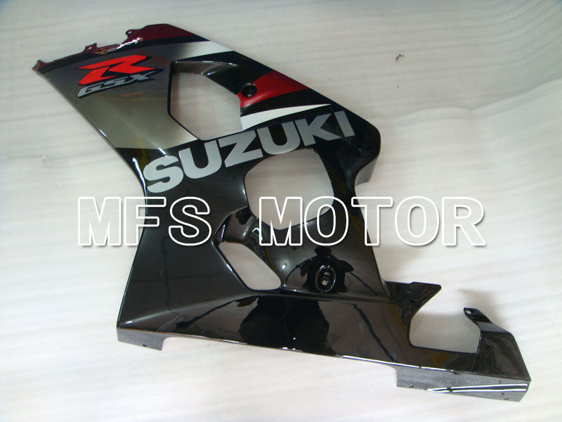 Suzuki GSXR600 GSXR750 2004-2005 Injection ABS Fairing - Factory Style - Black Red - MFS2274 - Fairings Kit