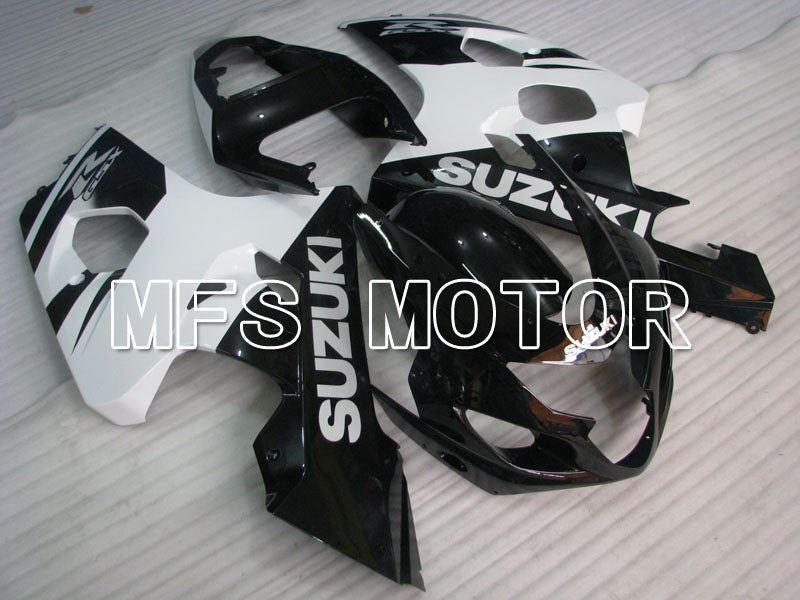 Suzuki GSXR600 GSXR750 2004-2005 Injection ABS Fairing - Factory Style - Black White - MFS2275 - Fairings Kit