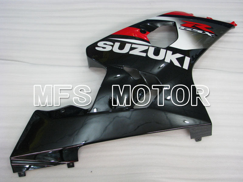 Suzuki GSXR600 GSXR750 2004-2005 Injection ABS Fairing - Factory Style - Black Red - MFS2279 - Fairings Kit