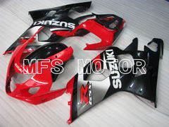 Suzuki GSXR600 GSXR750 2004-2005 Injection ABS Fairing - Factory Style - Black Red - MFS2279 - Fairings Kit