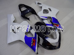 Suzuki GSXR600 GSXR750 2004-2005 Injection ABS Fairing - Factory Style - Blue White - MFS2287 - Fairings Kit