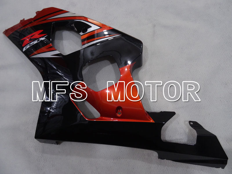 Suzuki GSXR600 GSXR750 2004-2005 Injection ABS Fairing - Factory Style - Black Orange - MFS2288 - Fairings Kit