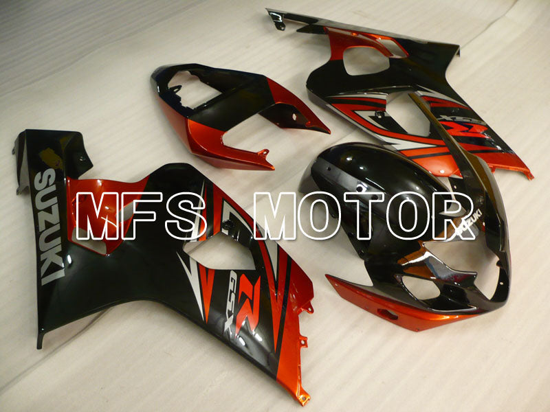 Suzuki GSXR600 GSXR750 2004-2005 Injection ABS Fairing - Factory Style - Black Red - MFS2291 - Fairings Kit