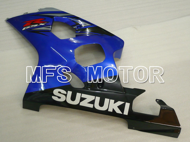 Suzuki GSXR600 GSXR750 2004-2005 Injection ABS Fairing - Factory Style - Black Blue - MFS2293 - Fairings Kit