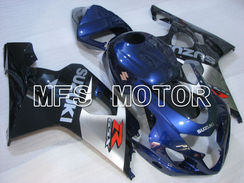 Suzuki GSXR600 GSXR750 2004-2005 Injection ABS Fairing - Factory Style - Black Blue - MFS2302 - Fairings Kit