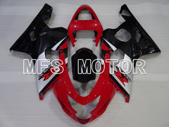 Suzuki GSXR600 GSXR750 2004-2005 Injection ABS Fairing - Factory Style - Black Red - MFS2307 - Fairings Kit