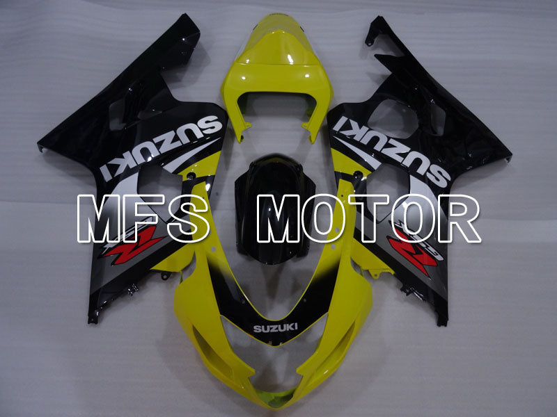 Suzuki GSXR600 GSXR750 2004-2005 Injection ABS Fairing - Factory Style - Black Yellow - MFS2314 - Fairings Kit